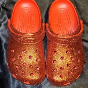 Crocs Classic Ruby Red Glitter